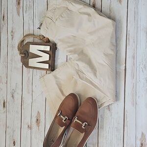 Croft & Barrow Light Tan Capri Pants